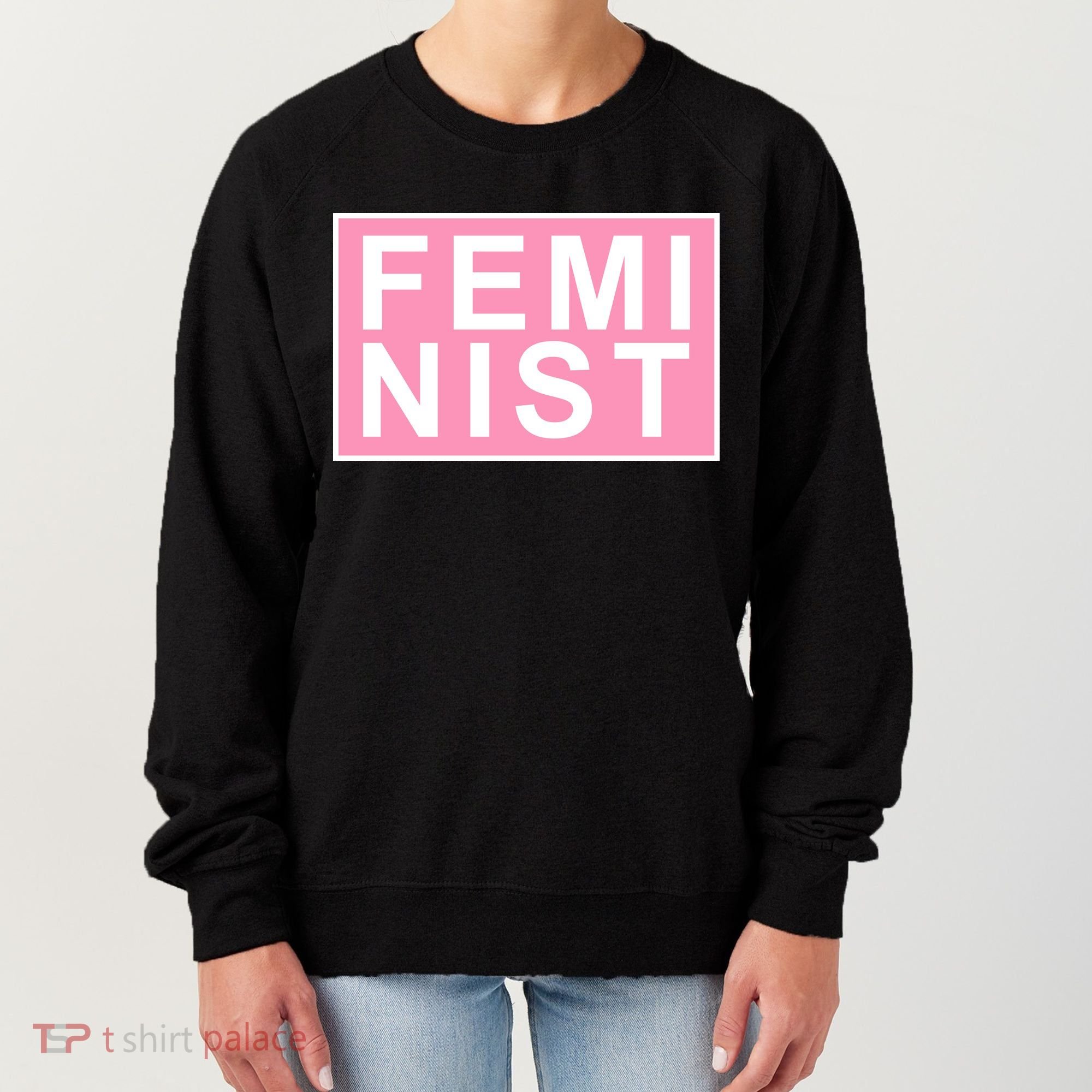 Feminist Pink Logo Women's Sweatshirt