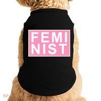 Feminist Pink Logo Doggie Tank thumb 0