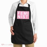 Feminist Pink Logo Apron thumb 2
