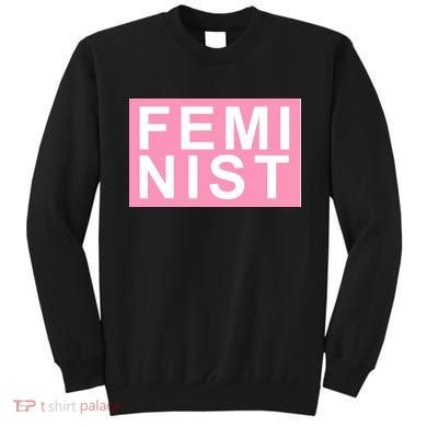 Feminist Pink Logo Sweatshirt