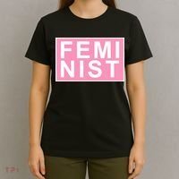 Feminist Pink Logo T-Shirt thumb 4