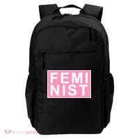 Feminist Pink Logo Backpack thumb 0