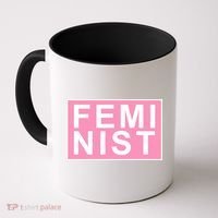 Feminist Pink Logo Coffee Mug thumb 0