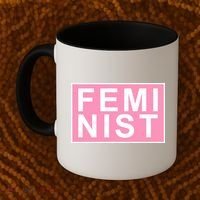 Feminist Pink Logo Coffee Mug thumb 2