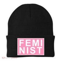 Feminist Pink Logo Beanie thumb 0