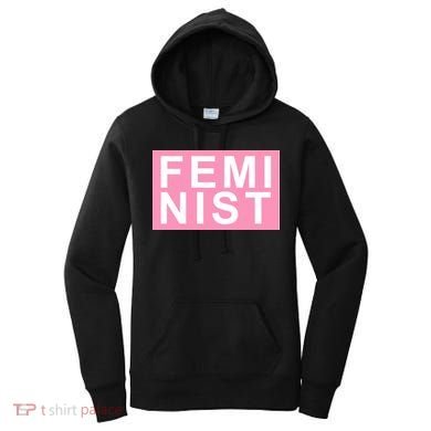 Feminist Pink Logo Women's Hoodie