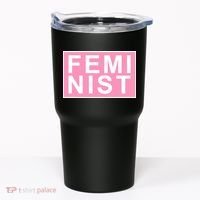 Feminist Pink Logo Tumbler thumb 0