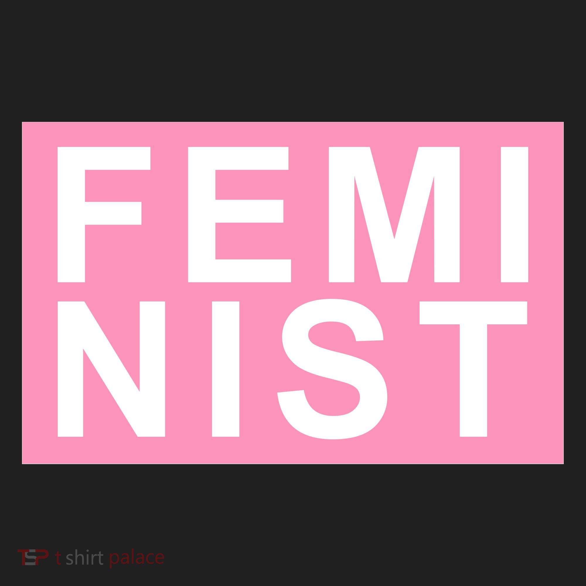 Feminist Pink Logo Tumbler