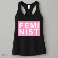 Feminist Pink Logo Women's Tank Top thumb 3