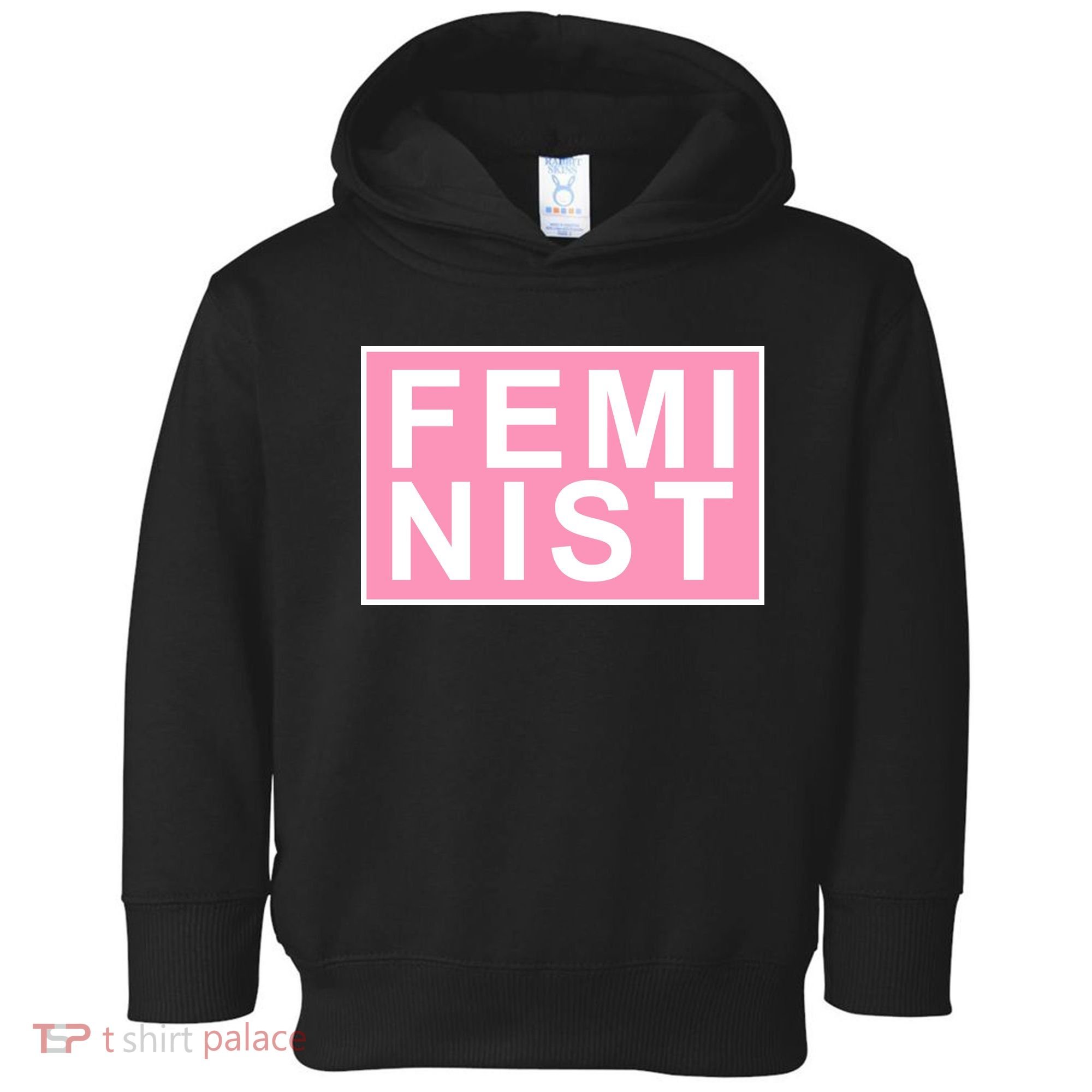 Feminist Pink Logo Toddler Hoodie