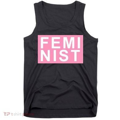 Feminist Pink Logo Tank Top
