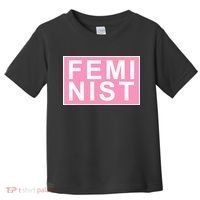 Feminist Pink Logo Toddler T-Shirt thumb 0