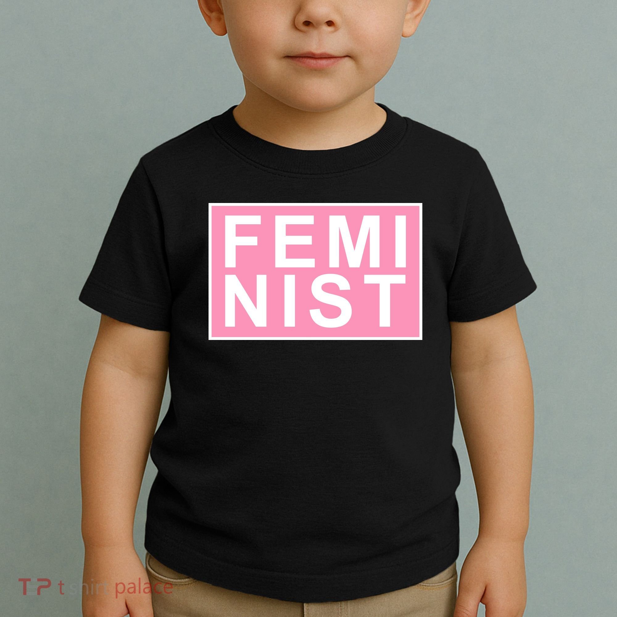 Feminist Pink Logo Toddler T-Shirt