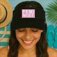 Feminist Pink Logo Visor thumb 2