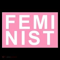 Feminist Pink Logo Women's T-Shirt thumb 6