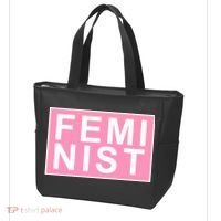 Feminist Pink Logo Tote Bag thumb 3