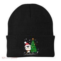 Funny Penguin Lover Gift Santa Hat Penguin Christmas Gift Beanie thumb 0