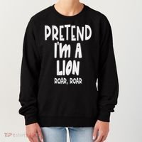 Fun Pretend Lion Lazy Halloween Lion Costume Women's Sweatshirt thumb 0