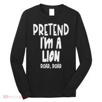 Fun Pretend Lion Lazy Halloween Lion Costume Long Sleeve Shirt thumb 0