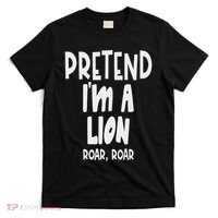 Fun Pretend Lion Lazy Halloween Lion Costume T-Shirt thumb 0