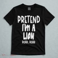 Fun Pretend Lion Lazy Halloween Lion Costume T-Shirt thumb 5
