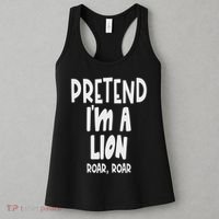 Fun Pretend Lion Lazy Halloween Lion Costume Women's Tank Top thumb 3