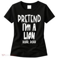 Fun Pretend Lion Lazy Halloween Lion Costume Women's T-Shirt thumb 0