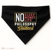 Funny Philosophy Major Studen Graduation Gift College USA-Made Doggie Bandana thumb 0