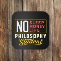 Funny Philosophy Major Studen Graduation Gift College Coaster thumb 0