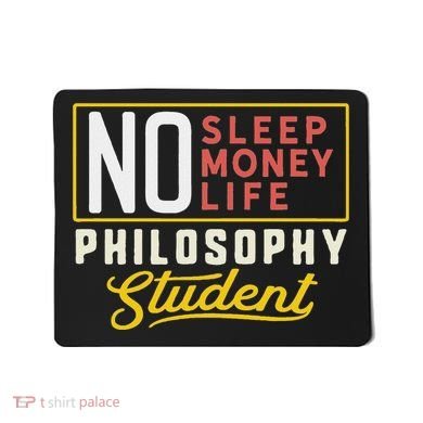 Funny Philosophy Major Studen Graduation Gift College Mousepad