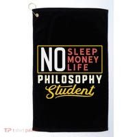 Funny Philosophy Major Studen Graduation Gift College Golf Towel thumb 0
