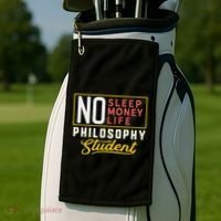 Funny Philosophy Major Studen Graduation Gift College Golf Towel thumb 2