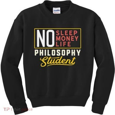 Funny Philosophy Major Studen Graduation Gift College Kids Sweatshirt
