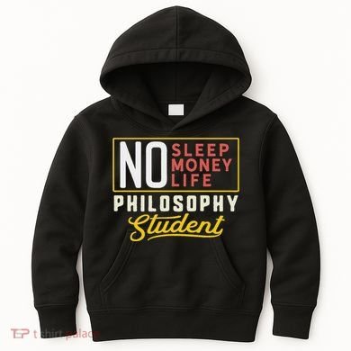 Funny Philosophy Major Studen Graduation Gift College Kids Hoodie