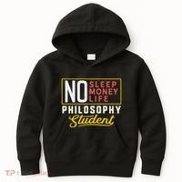 Funny Philosophy Major Studen Graduation Gift College Kids Hoodie thumb 0