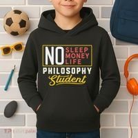 Funny Philosophy Major Studen Graduation Gift College Kids Hoodie thumb 2