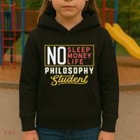 Funny Philosophy Major Studen Graduation Gift College Kids Hoodie thumb 3