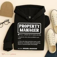 Funny Property Manager Definition Real Estate Management Hoodie thumb 4