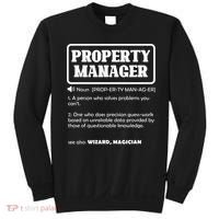 Funny Property Manager Definition Real Estate Management Sweatshirt thumb 0