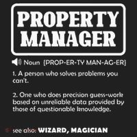 Funny Property Manager Definition Real Estate Management Beanie thumb 2