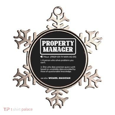 Funny Property Manager Definition Real Estate Management Ornament