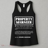 Funny Property Manager Definition Real Estate Management Women's Tank Top thumb 3