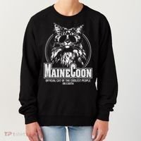 Funny Proud Maine Coon Cool Cat Gift Women's Sweatshirt thumb 0