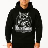 Funny Proud Maine Coon Cool Cat Gift Hoodie thumb 2