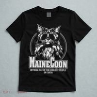 Funny Proud Maine Coon Cool Cat Gift T-Shirt thumb 5