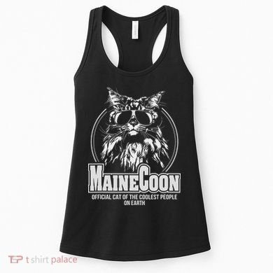 Funny Proud Maine Coon Cool Cat Gift Women's Tank Top