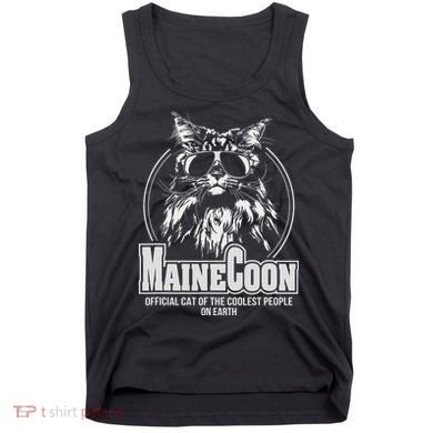 Funny Proud Maine Coon Cool Cat Gift Tank Top