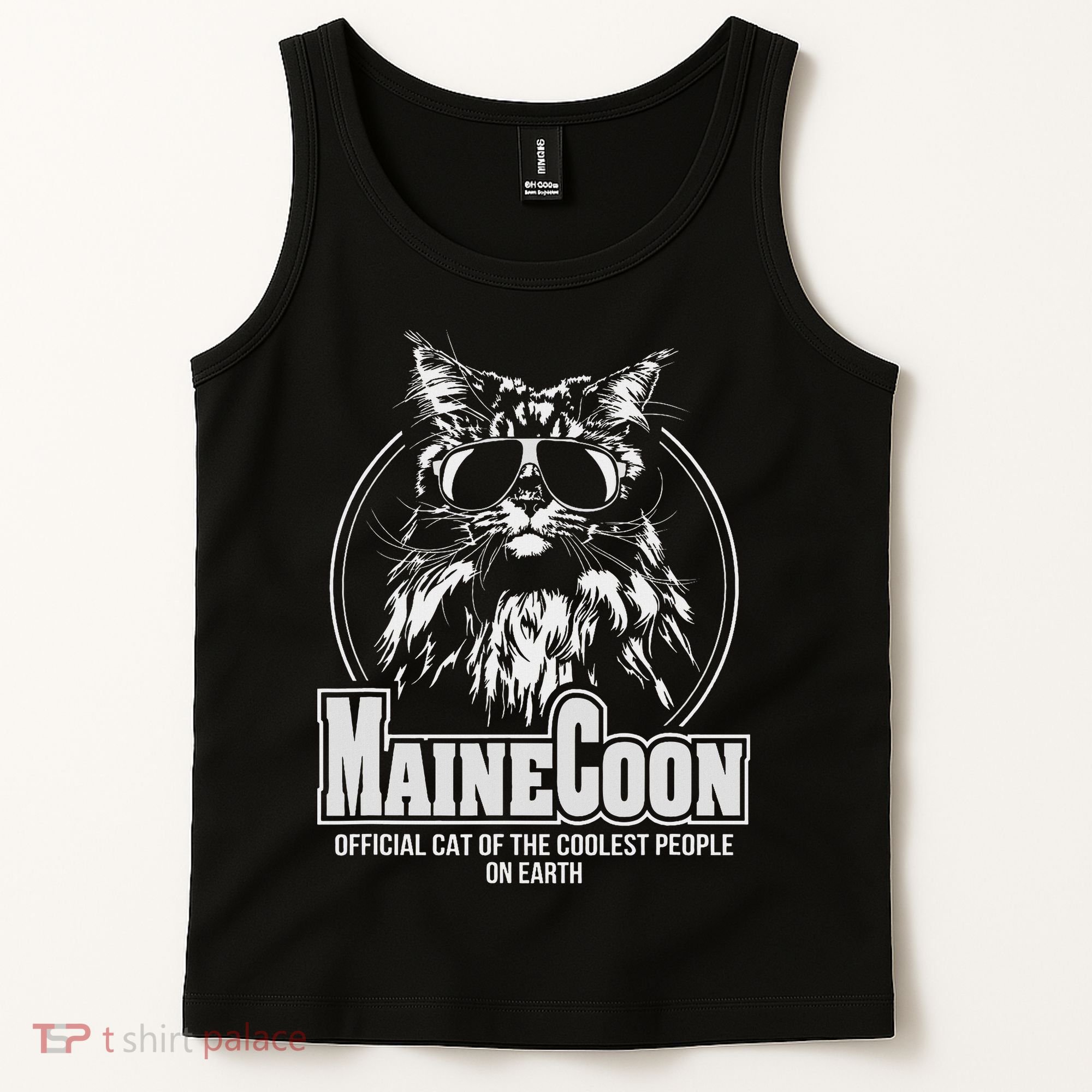 Funny Proud Maine Coon Cool Cat Gift Tank Top