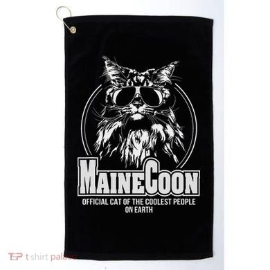 Funny Proud Maine Coon Cool Cat Gift Golf Towel