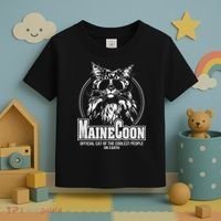 Funny Proud Maine Coon Cool Cat Gift Toddler T-Shirt thumb 3